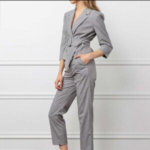 J.ING Carmen Blazer Jacket Grey - XS / Light Grey
